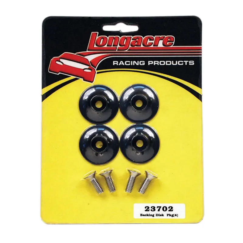 Longacre 52-23702 Spoiler Brace Backing Disc Set – 4-Pack 1