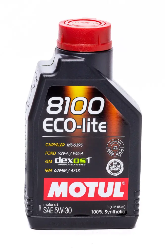 Motul 108212 Eco-Lite 5W-30 Full Synthetic Motor Oil – 1L, Dexos1® Certified 1