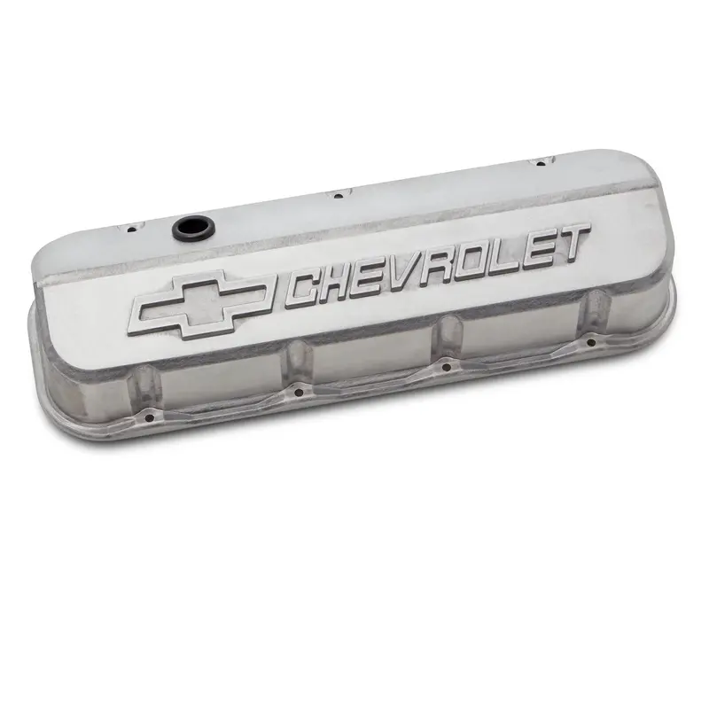 Proform 141-869 Tall Die-Cast Valve Covers For Big Block Chevrolet Engines – Powder-Coat Ready With Raised Logo 1