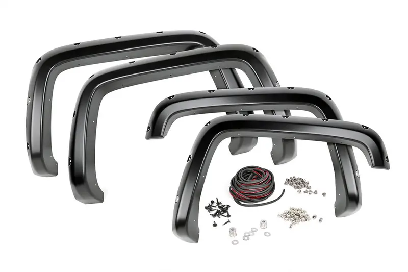 Rough Country Chevrolet Pocket Fender Flares – Rivet-Mounted For 2014–2015 Silverado 1500 1