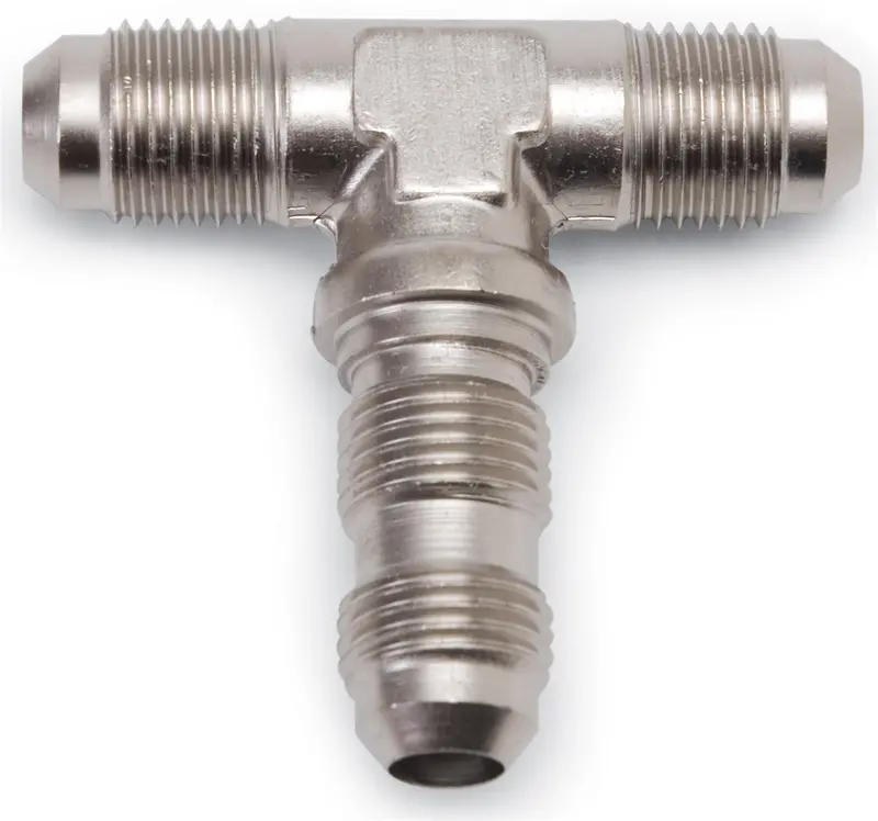 Russell 661301 Endura Flare Bulkhead Tee – -3An, Corrosion-Resistant Construction 1