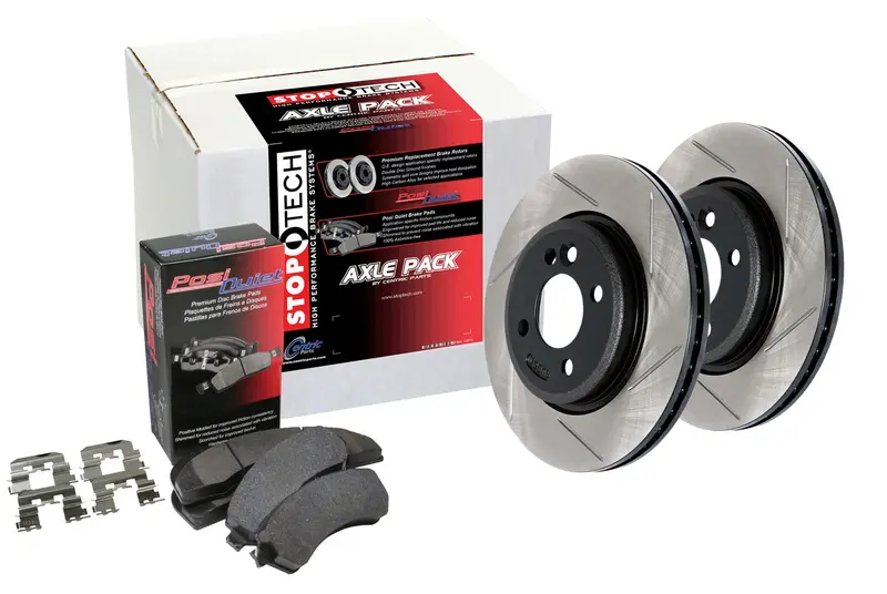 Stoptech Street Series Slotted Front And Rear Axle Brake Kit (934.62064) 1
