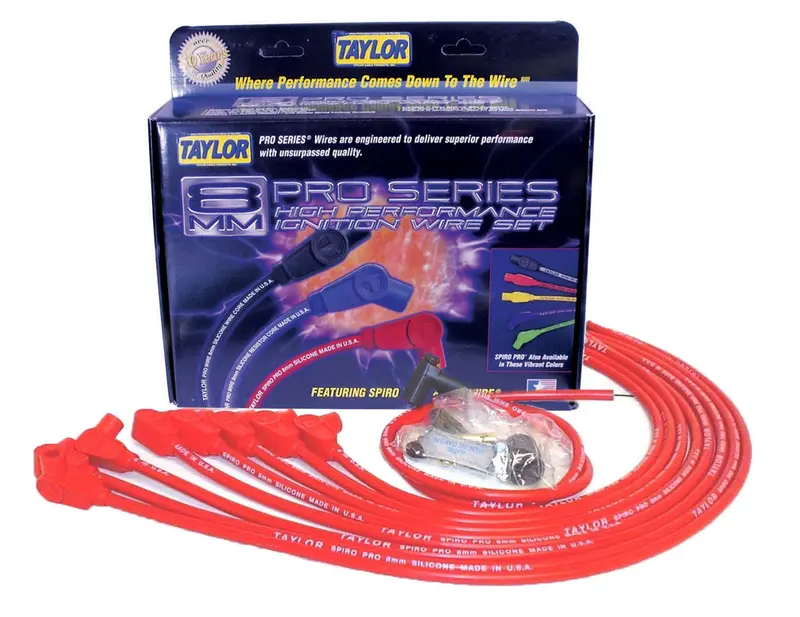 Taylor Cable 76229 8Mm Spiro-Pro Ignition Wire Kit 1