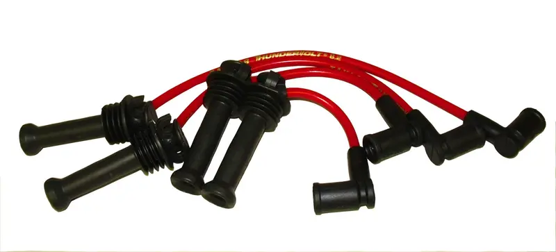 Taylor Cable 82249 Thundervolt 8.2Mm Red Ignition Wire Set – Oe-Style Spark Plug Boots 1