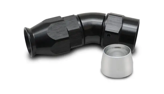 Vibrant Performance 28308 -8An 30-Degree Hose End Fitting – Precision Machined Aluminum 1